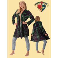 Tye Dye Velvet Duster