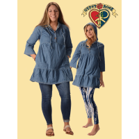 Denim Babydoll Dress