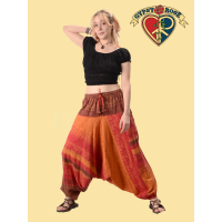 Cotton Elephant Print Aladdin Pant