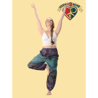 Cotton Elephant Print Harem Pant