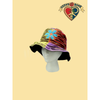 Cotton Strippy Bucket Hat