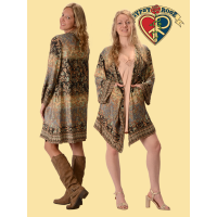 Silky Sari Polyester Cardigan