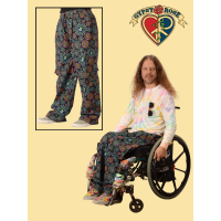 Cotton Mushroom Burst Print Unisex Cargo Pants