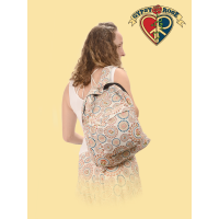 Cotton Mushroom Burst Print Backpack