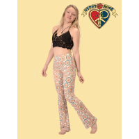 Viscose Spandex Mushroom Burst Yoga Pants