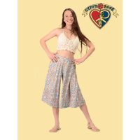 Viscose Spandex Mushroom Gaucho Pants