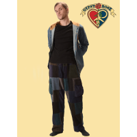 Patchwork Corduroy Cargo Pants