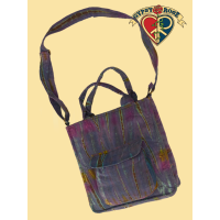 Tye Dye Corduroy Tote Shoulder Bag