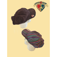 Corduroy and Gheri Reversable Applejack Hat with Mushroom Hat