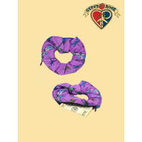 Dragonfly Rayon Print Secret Pocket Scrunchie