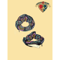 Cotton Mushroom Print Secret Pocket Scrunchie