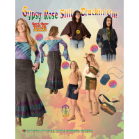 Corduroy Emb Peace Sunflower Capelet