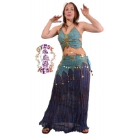 Sunset Caravan Two-Piece Belly Dancing Set