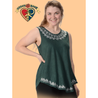 Acidwash Sleeveless Top