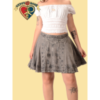 Acid Wash Skirt