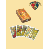Golden At Nouveau Tarot Cards
