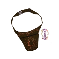 Celestial Circus Cotton Embroidered Hiprider Bag