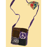Dream Believer Ripple Patchwork Stonewashed Cotton Carryin' Bag