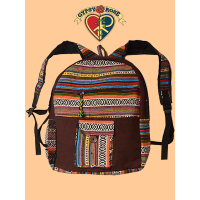 Papa's Got A Brand New Bag Solid Cotton & Gheri Backpack