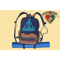 YOGI MASTER PRINT COTTON W/YOGA MAT HOLDER BACKPACK