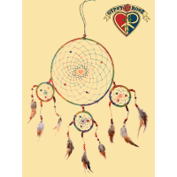 DREAM BIG! LARGE COLORFUL DREAMCATCHER