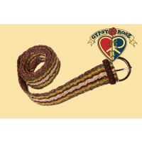 HOME GROWN BRAIDED HEMP RASTA BELT