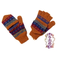 GLITTENS GLOVE MITTEN COMBO WOOL