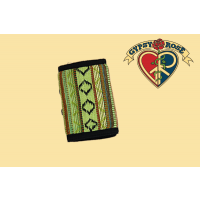 TEXTURED COTTON 3 FOLD WALLET