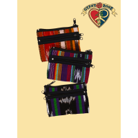 SMALL COIN PURSE 3 ZIP JASPE BAG
