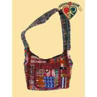 PATCH RECYCLED GUIPILE DAY TRIPPER BAG