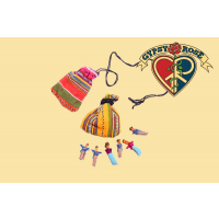 NO HURRY TO WORRY LIL' JASPE POUCH WITH 6 WORRY DOLLS