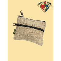 Mountain High 2 Zipper Hemp  Coin Purse