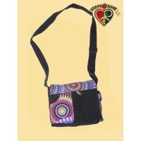 Cosmic Debris Mandala Print Small DJ Bag