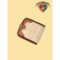 Nice Dreams Leather and Hemp Wallet