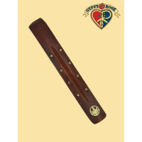 Cannabis Leaf Wood Incense Burner