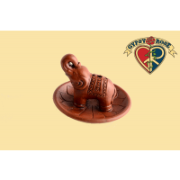 Lucky Elephant Clay Incense Burner