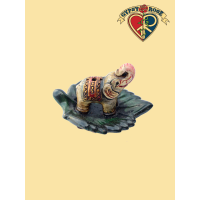 Hand Painted Lucky Elephant Incense Burner