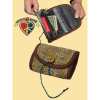 Home Grown Woven Hemp Folding Wallet