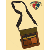Stone Free Vegetable Dyed Hemp Butterfly Bag