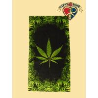 Cannibis Leaf Garden Towel