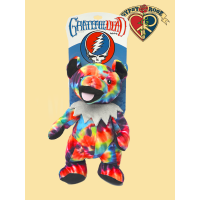 Grateful Dead Tye Dye Dancing Bear Toy Pet