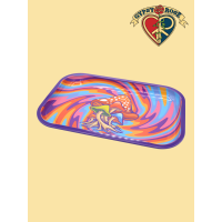 Mushroom Rainbow Swirl Rolling Tray