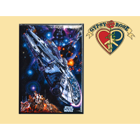 Retro Millenium Falcon Magnet