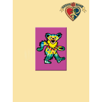Grateful Dead Rainbow Bear Magnet