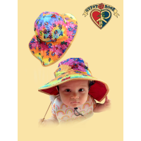 Grateful Dead Tye Dye Dancing Bears Sun Hat