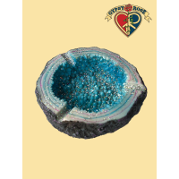 Blue Crystal Ashtray