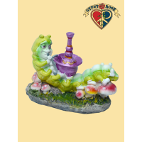 Caterpillar Smoking A Hookah Incense Burner
