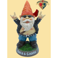 Big Rock And Gnome Figurine
