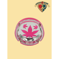 Pink Leaf Ashtray