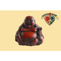 Seated Jolly Laughing Buddha Resin Statue